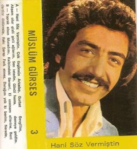 Müslüm Gürses 3 - Hani Söz Vermiştin kapağı